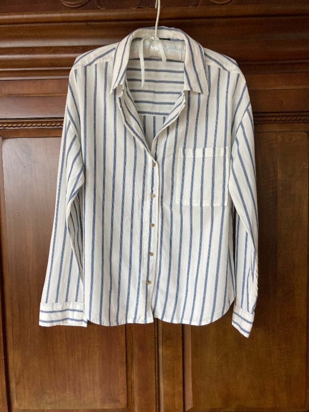 WOMENS VELVET HEART LINEN SHIRT SIZE XL LONG SLEEVE